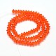 Imitate Austrian Crystal Transparent Glass Faceted Bicone Bead Strands GLAA-E015-01-2