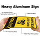 Segnali di avvertimento in alluminio UV protetti e impermeabili AJEW-WH0111-H14-4
