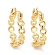 Rack Plating Brass Star Hoop Earrings for Women KK-E033-07G-1