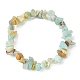 5Pcs 5 Style Natural Mixed Gemstone Chips Beaded Stretch Bracelets Set for Women BJEW-FZ00007-3