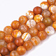 Natural Crackle Agate Beads Strands G-T119-01C-08-1