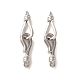 Латуни крюка и S-крючок застежки KK-U016-03P-1