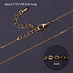 Изготовление ожерелья из латунной цепочки nbeads MAK-NB0001-03-2
