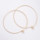 Brass Expandable Bangles AJEW-D117-02G-1