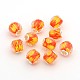 Faceted Large Hole Rondelle Resin European Beads RPDL-L003-008-2