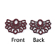 PU Leather Filigree Joiners FIND-T020-073B-2