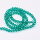 Brins de perles rondes en verre écologique EGLA-J042-4mm-M02-2