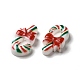 Cabujones navideños de resina opaca RESI-K019-30-3