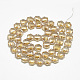 Electroplate Glass Beads Strands EGLA-S162-04-2