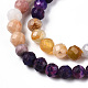 Un mélange naturel de pierres fines perles brins G-D080-A01-02-05-3