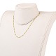 Handgefertigte Perlenketten aus Glasperlen NJEW-JN03185-5