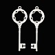 Tibetan Style Alloy Skeleton Key Big Pendants LF9258Y-S-1