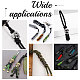 Unicraftale 16Pcs 8 Style Outdoor EDC Tool Alloy Parachute Rope European Beads FIND-UN0002-06-5