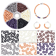 ARRICRAFT 6 Strands 6 Colors Eco-Friendly Handmade Polymer Clay Beads CLAY-AR0001-19-1