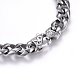 304 Stainless Steel Curb Chain Necklaces NJEW-H493-07P-B-3
