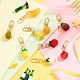 WADORN 9 Styles Fruit Bag Charms KEYC-WR0001-20-4