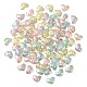 150pcs 5 couleurs perles acryliques transparentes TACR-LS0001-09-2