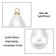 Benecreat pendentifs imitation perle plastique abs KK-BC0010-75-5