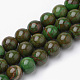 Chapelets de perles en jaspe avec images naturelles G-S272-8mm-03-1