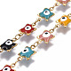 304 Stainless Steel Enamel Chains CHS-P006-05G-2