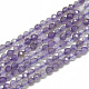 Natürlichen Amethyst Perlen Stränge&nbsp;X-G-S300-34-2mm-1