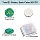 Fashewelry 460Pcs 23 Colors Resin Cabochons CRES-FW0001-01-3