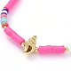 Handgefertigte Heishi Perlen Stretch Armbänder aus Fimo BJEW-JB05078-03-3