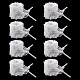 10 Paar Schnürsenkel aus Polyester&nbsp;AJEW-TA0003-14D-3