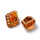 Imitation Amber Transparent Acrylic Beads MACR-D071-02B-4
