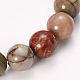 Bracelets extensibles en perles de jaspe polychrome naturel/pierre de picasso/jaspe de picasso BJEW-Q692-11-8mm-2