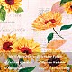 Lebendiger ästhetischer Sonnenblumen-Wandteppich JX150B-5