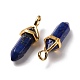 Naturales lapis lazuli colgantes G-K329-30G-3