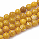 Cuentas de perlas de ágata craqueladas naturales teñidas X-G-T100-02G-1
