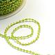 AB-Color Transparent Seed Beads Cords OCOR-R039-G06-2
