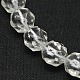 Natürlichem Quarz-Kristall-Perlen G-N0007-10mm-18-1