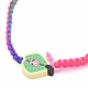 Bracelets réglables de perles tressées avec cordon en nylon BJEW-JB05680-3