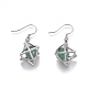 Natural Mixed Gemstone Dangle Earrings EJEW-K080-A-3