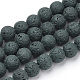 Fili di perle di roccia lavica sintetica G-S277-10mm-03-1