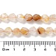 Quartz hématoïde jaune naturel/fils de perles de quartz guérisseur doré G-G030-A01-01-5