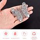Parches de rhinestone de mariposa inspirados en los dedos DIY-FG0001-36-2