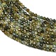 Бусы из натурального зеленого турмалина&nbsp;G-B175-D14-2mm-4