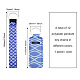 Biyun 12pcs 12 llaveros colgantes de poliéster de estilo KEYC-BY0001-02-3