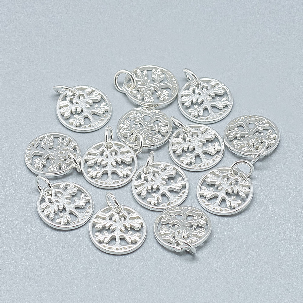 Haunted House Silver Charm Pendants By Xanadu Designs - Wholesale Lot (10, 20, 50pcs)