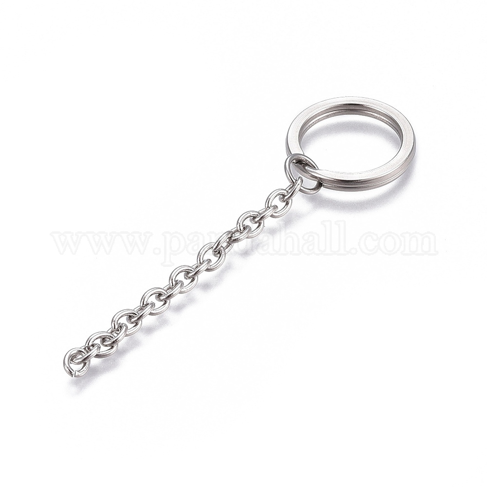 Wholesale Tarnish Resistant 304 Stainless Steel Split Key Ring Clasps