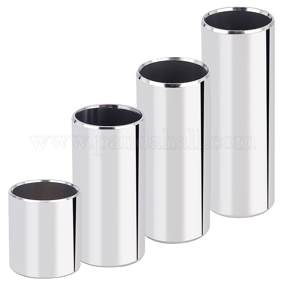 Shop FINGERINSPIRE 4pcs/set Stainless Steel Guitar Slide Set 4 Length(28/51/60/70mm) Guitar