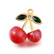 Подвески из акрила из нержавеющей стали 304 STAS-E549-01G-02