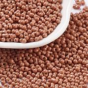 Выпечка краска стеклянные бусины SEED-A033-04B