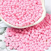 Выпечка краска стеклянные бусины SEED-B001-02A-15