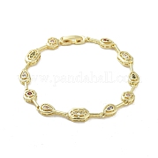 Браслеты из латуни BJEW-D039-34G-02