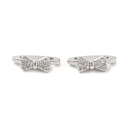 Латунный микро pave прозрачный кубик циркония подвески KK-P239-14P